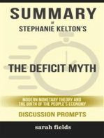 The Deficit Myth: Modern Monetary Theory and the Birth of the People’s Economy by Stephanie Kelton (Discussion Prompts)