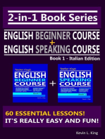 2-in-1 Book Series: Teacher King’s English Beginner Course Book 1 & English Speaking Course Book 1 - Italian Edition