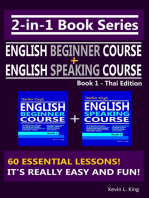 2-in-1 Book Series: Teacher King’s English Beginner Course Book 1 & English Speaking Course Book 1 - Thai Edition