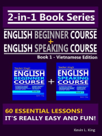 2-in-1 Book Series: Teacher King’s English Beginner Course Book 1 & English Speaking Course Book 1 - Vietnamese Edition