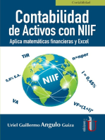 Contabilidad de activos con NIIF: Aplica matemáticas financieras y Excel