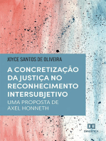 A Concretização da Justiça no Reconhecimento Intersubjetivo: uma proposta de Axel Honneth