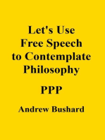 Let's Use Free Speech to Contemplate Philosophy