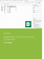 Apple Mac Excel Formel und Funktionen: Grundlagen