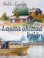 Lautta ohittaa kylän