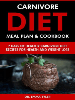 Carnivore Diet Meal Plan & Cookbook: 7 Days of Carnivore Diet Recipes for Health & Weight Loss