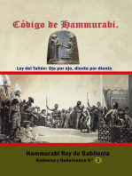 Código de Hammurabi Ley del Talión