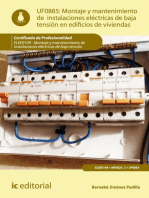 Montaje y mantenimiento de instalaciones eléctricas de baja tensión en edificios de viviendas. ELEE0109: Montaje y mantenimiento de instalaciones eléctricas de baja tensión