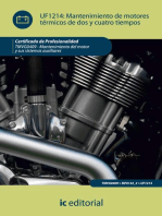Mantenimiento de motores térmicos de dos y cuatro tiempos. TMVG0409: Mantenimiento del motor y sus sistemas auxiliares