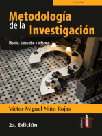 Metodología de la investigación: Diseño, ejecución e informe. 2ª Edición
