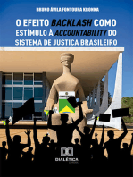 O efeito backlash como estímulo à accountability do sistema de justiça brasileiro