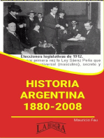 Historia Argentina, 1880-2008: RESÚMENES UNIVERSITARIOS