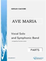 Ave Maria - Vocal solo and Symphonic Band (parts)