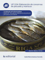 Elaboración de conservas de pescado y mariscos. INAJ0109