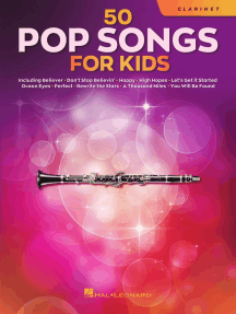 50 Pop Songs for Kids: for Clarinet
