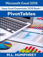 Excel 2019 PivotTables