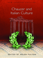 Chaucer and Italian Culture