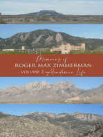 Memoirs of Roger Max Zimmerman Volume 2 Academic Life