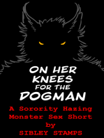On Her Knees For The Dogman