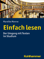 Einfach lesen: Der Umgang mit Texten im Studium