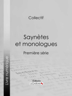 Saynètes et monologues: Première série