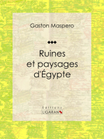 Ruines et paysages d'Égypte