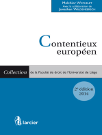 Contentieux européen (2 volumes)