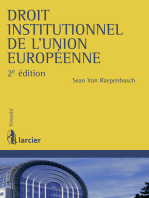 Droit institutionnel de l'Union européenne