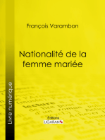 Nationalité de la femme mariée