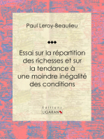 Essai sur la répartition des richesses et sur la tendance à une moindre inégalité des conditions