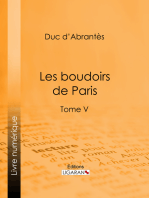 Les Boudoirs de Paris: Tome V