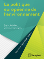 La politique européenne de l'environnement