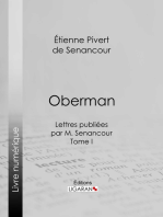 Oberman: Lettres publiées par M. Senancour - Tome I
