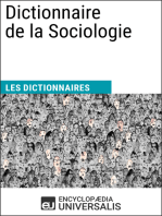 Dictionnaire de la Sociologie: Les Dictionnaires d'Universalis