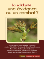 La solidarité : une évidence ou un combat ?: Essai de psychologique sociale sur l'altruisme