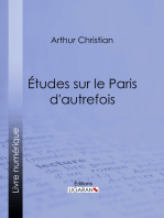 Études sur le Paris d'autrefois