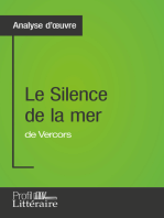 Le Silence de la mer de Vercors (Analyse approfondie): Approfondissez votre lecture des romans classiques et modernes avec Profil-Litteraire.fr