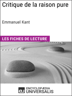 Critique de la raison pure d'Emmanuel Kant: Les Fiches de lecture d'Universalis