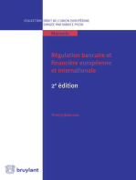 Régulation bancaire et financière européenne et internationale: 2e édition