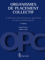 Organismes de placement collectif: et véhicules d'investissement apparentés en droit luxembourgeois