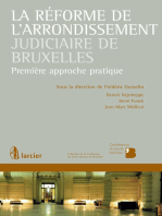 La réforme de l'arrondissement judiciaire de Bruxelles