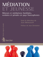 Médiation et jeunesse: Mineurs et médiations familiales, scolaires et pénales en pays francophones