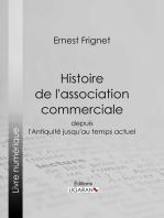 Histoire de l'association commerciale: Depuis l'Antiquité jusqu'au temps actuel