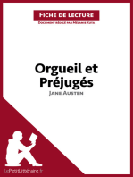 Orgueil et Préjugés de Jane Austen (Fiche de lecture): Analyse complète et résumé détaillé de l'oeuvre