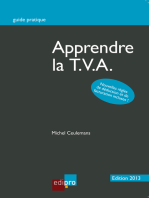 Apprendre la T.V.A.: Décrypter et comprendre les enjeux de la T.V.A. belge