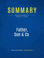Summary: Father, Son & Co.: Review and Analysis of Watson Jr.'s Book