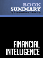 Summary: Financial Intelligence: Review and Analysis of Berman and Knight's Book