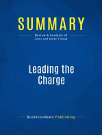 Summary: Leading the Charge: Review and Analysis of Zinni and Koltz's Book