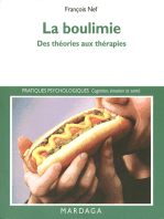 La boulimie: Des théories aux thérapies