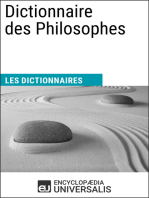 Dictionnaire des Philosophes: Les Dictionnaires d'Universalis